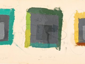 Josef Albers - Three Color Studies for Homage