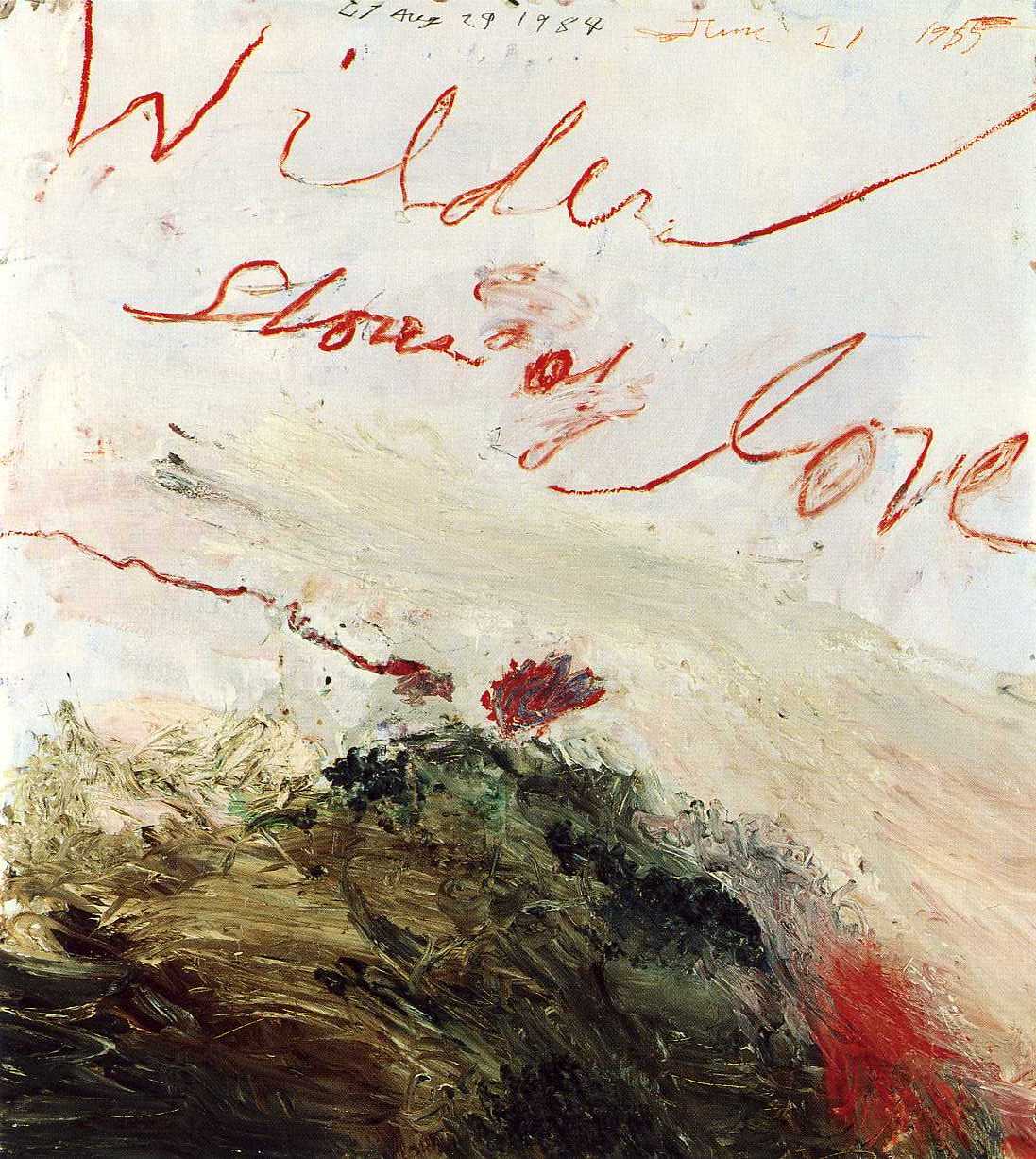 Cy Twombly - Wilder Shores of Love