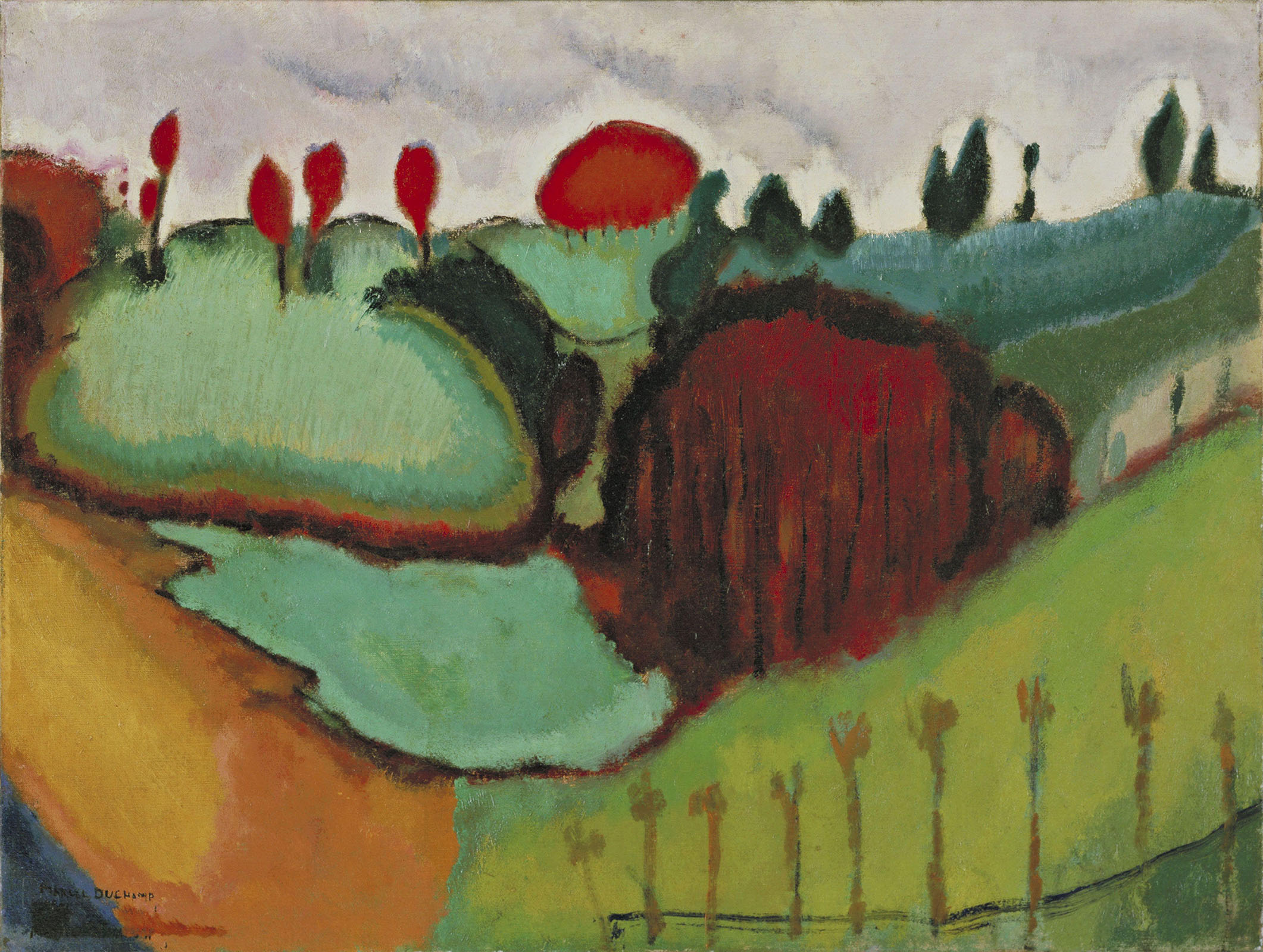Marcel Duchamp - Landscape (Neuilly)