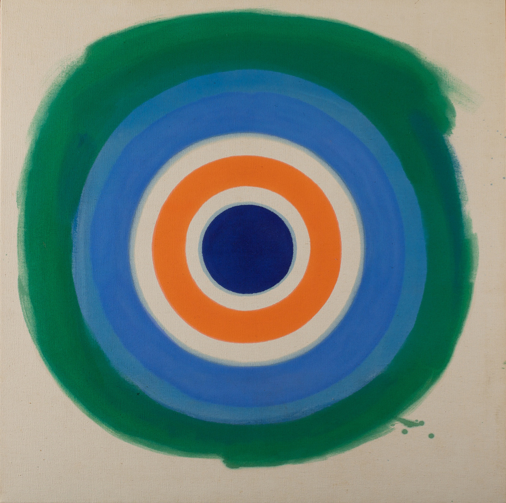 Kenneth Noland - Blue Painted Blue